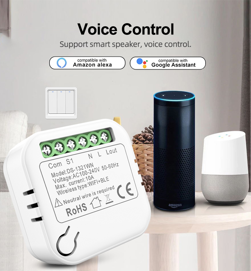 Smart Switch Interruptor Inteligente Wifi Google Home Alexa